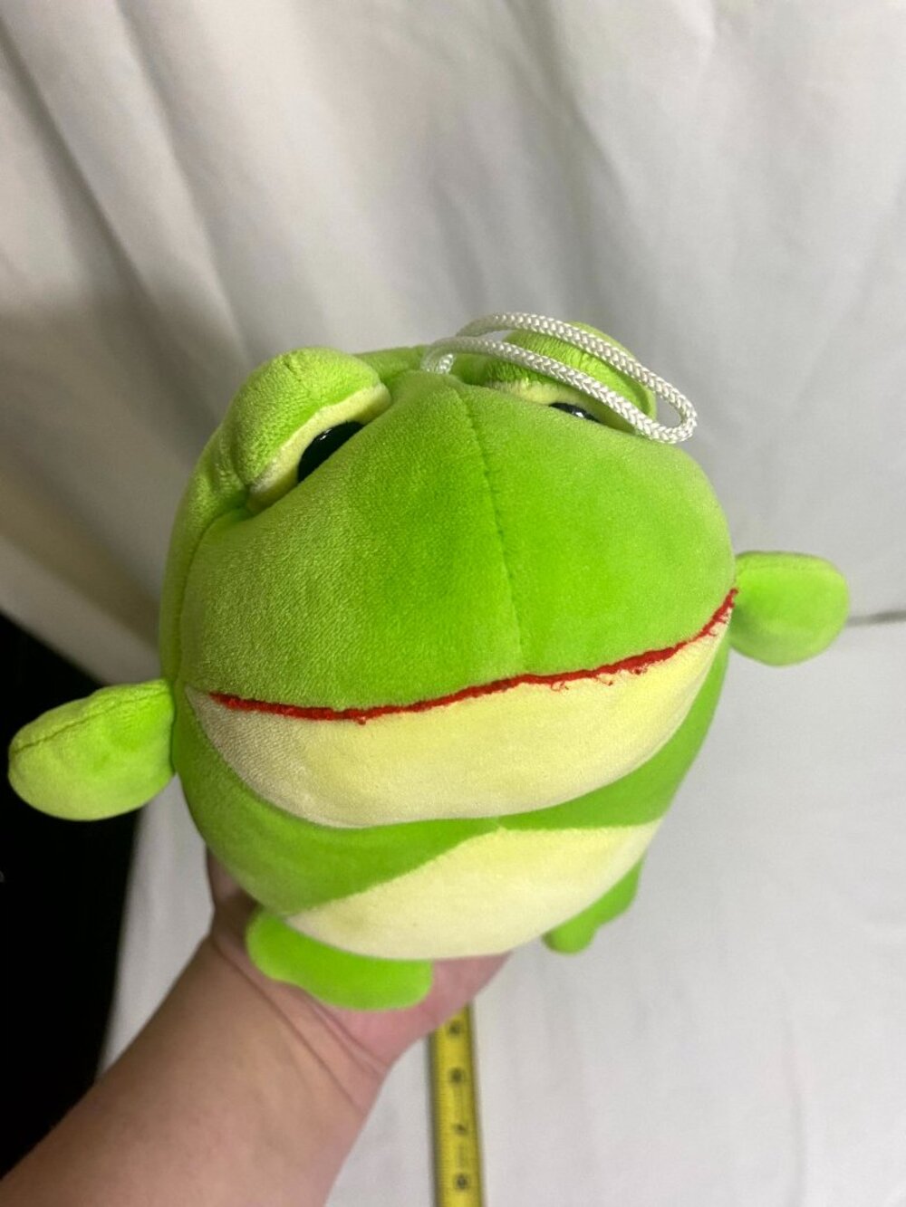 Green Frog Plush Toy 6” Soft Stuffed Animal Cute Round Frog Small Plush